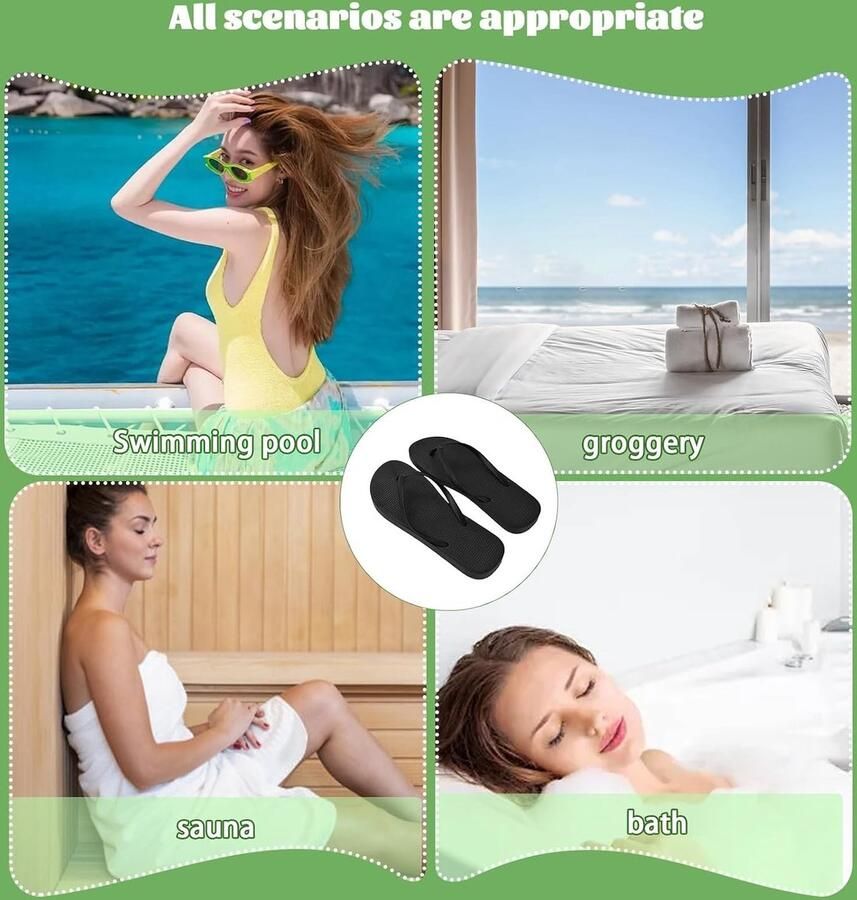 Comfortabele Flip-Flops voor nen en met Antislip Zool voor Zomer en Strandgebruik