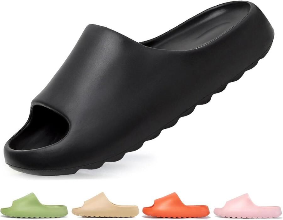 Comfortabele Foam Slides Unisex voor en Cloud Slippers voor Thuis en Strand
