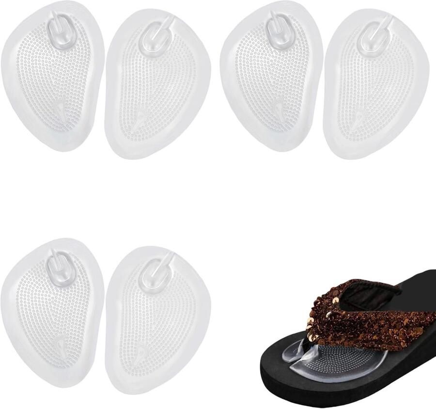 Comfortabele gel flip flops met antislip pads bescherming tegen wrijving en blaren voor voeten en tenen
