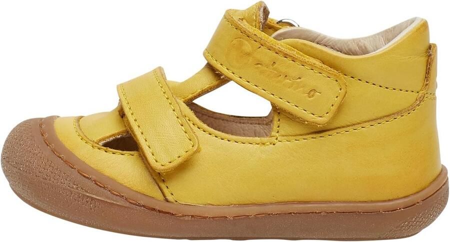 Comfortabele Gele Nappaleder Sandaal voor Kinderen Flexibele Rubberen Zool
