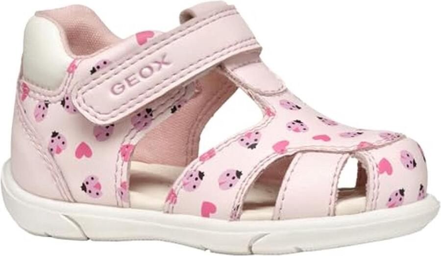 Comfortabele gesloten babysandaal voor meisjes met klittenbandsluiting