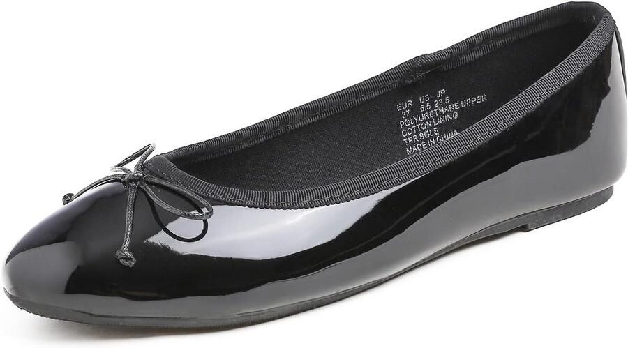 Comfortabele Glitter Puntige Ballerina Dames Instappers Platte Schoen