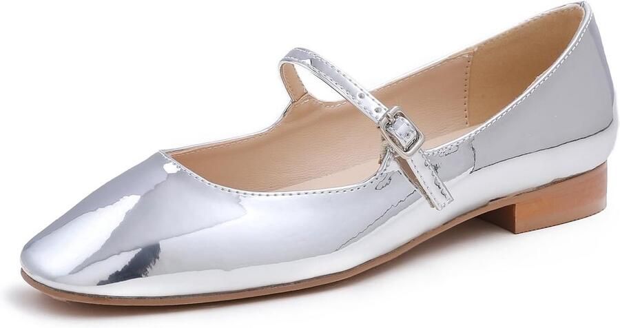 Comfortabele Glitter Puntige Ballerina Dames Slip-on Platte Schoenen