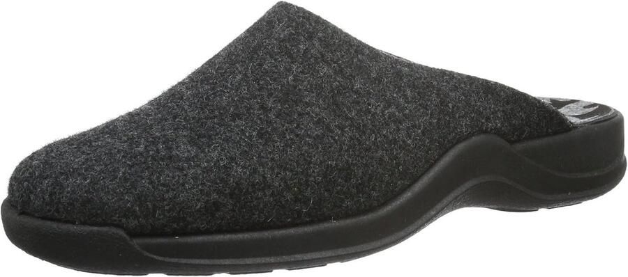 Comfortabele Grijze Dames Slippers Zachte Binnenvoering
