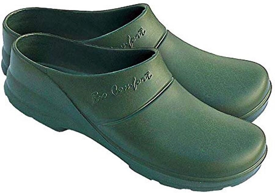 Comfortabele groene slippers voor en
