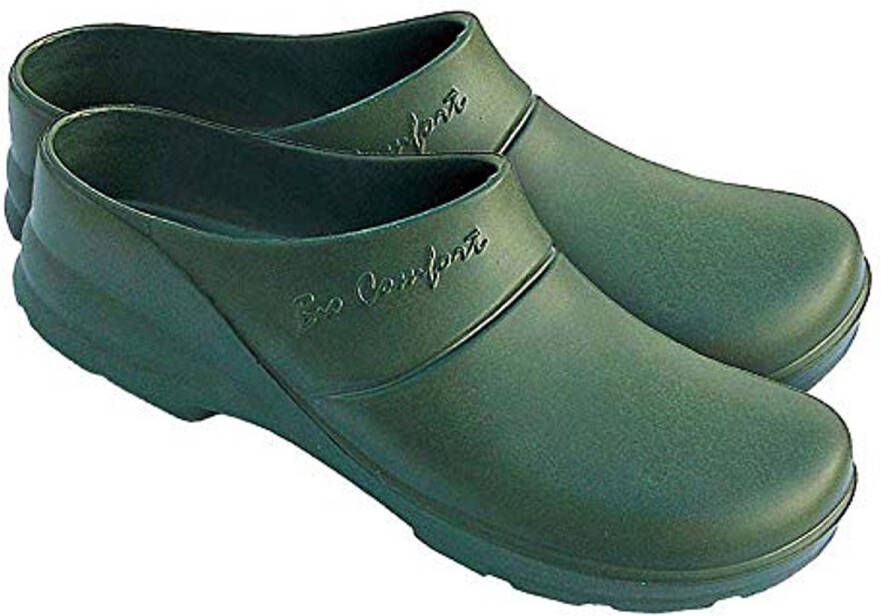 Comfortabele groene slippers voor en