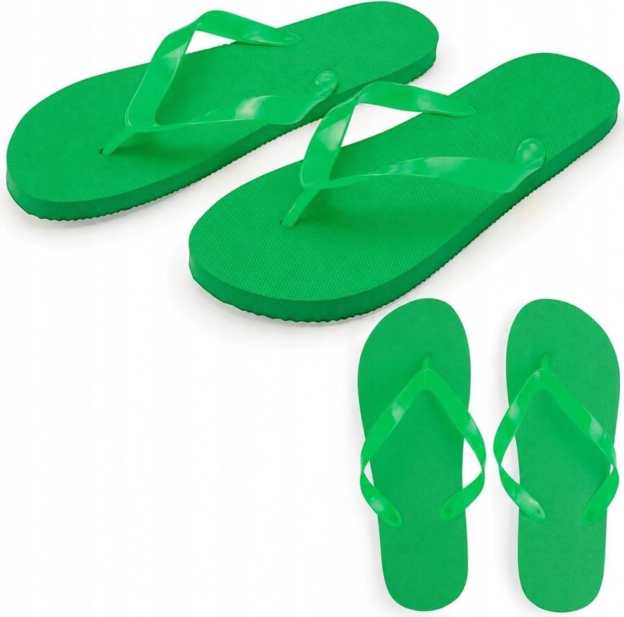 Comfortabele groene teenslippers voor dames