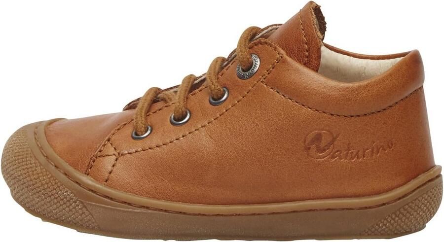 Comfortabele leren babysneakers met veters voor eerste stapjes