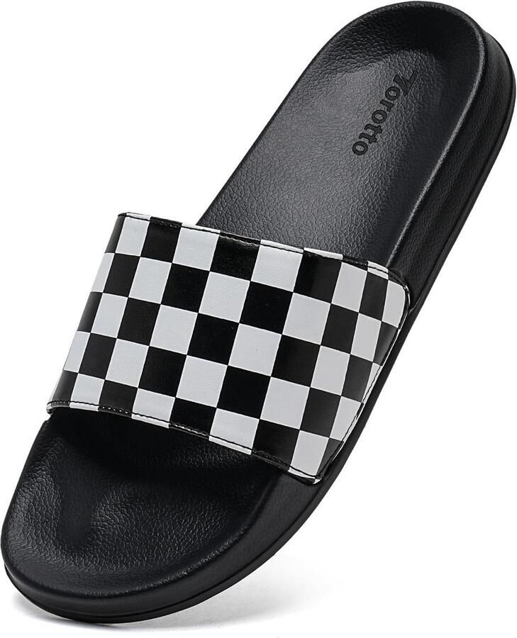 Comfortabele Heren Badslippers Zwart Zomer Slippers en Pantoffels