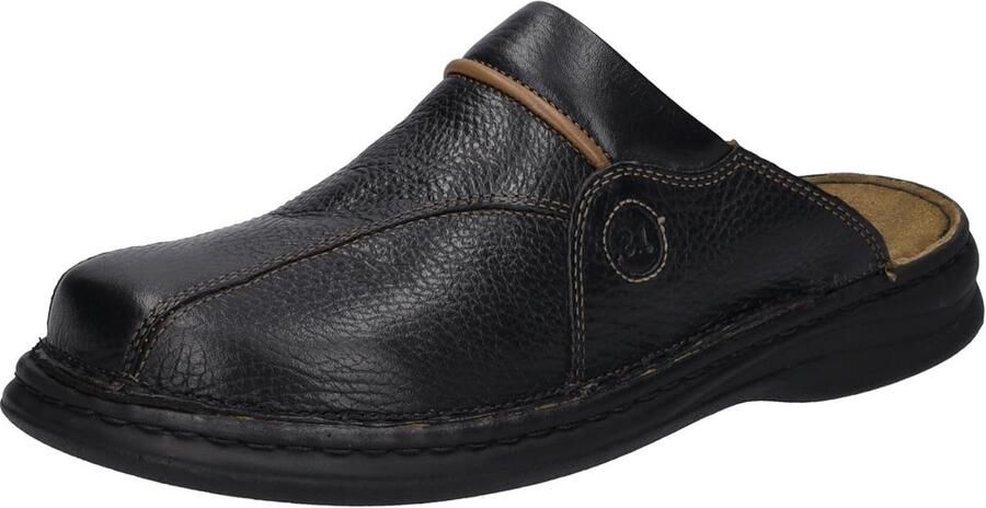 Comfortabele Heren Clogs van Rundleer met Badstof Binnenzool