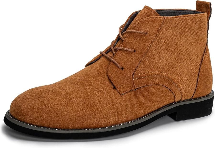 Heren Chukka Desert Laarzen Enkellaarzen Lace-Up Casual Bovenwerk