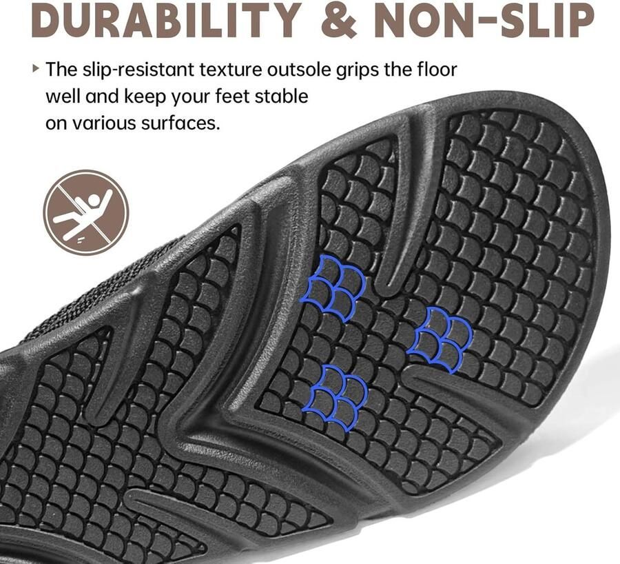 Comfortabele Heren Flip Flops en Doucheslippers voor Zomer Strand en Thuisgebruik met Open Teen en Kussenzool