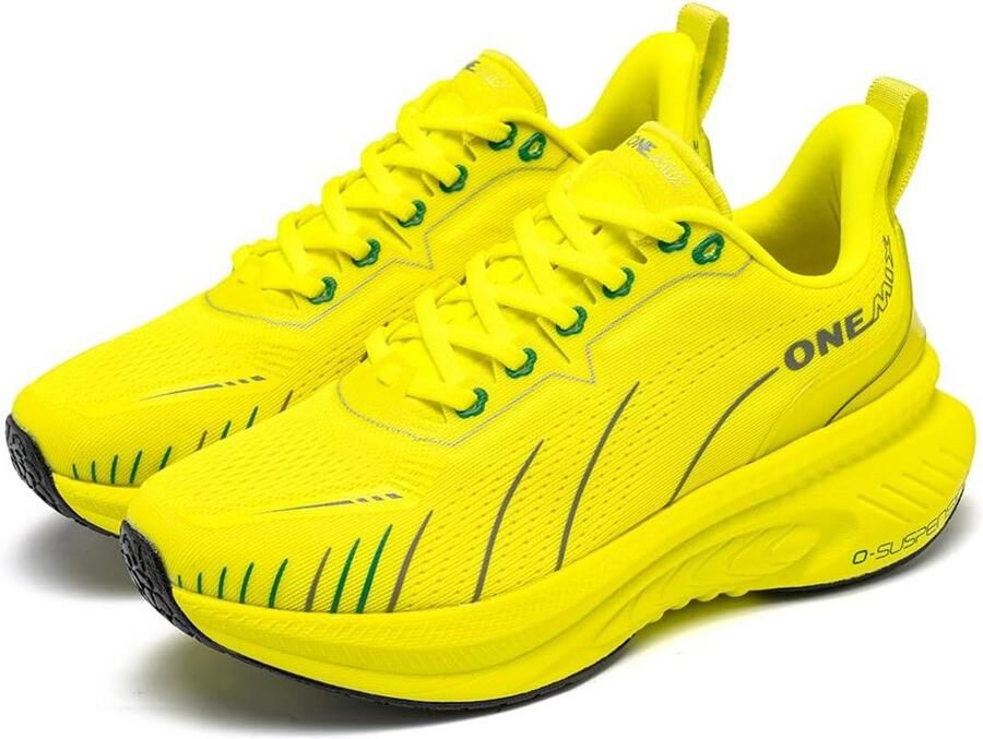 Comfortabele Heren Hardloopschoenen met Schokdemping voor Marathon en Dagelijks Gebruik