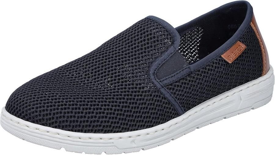 Comfortabele Heren Instappers Lichte en Flexibele Witte Schoen met Extra Brede Pasvorm (H)