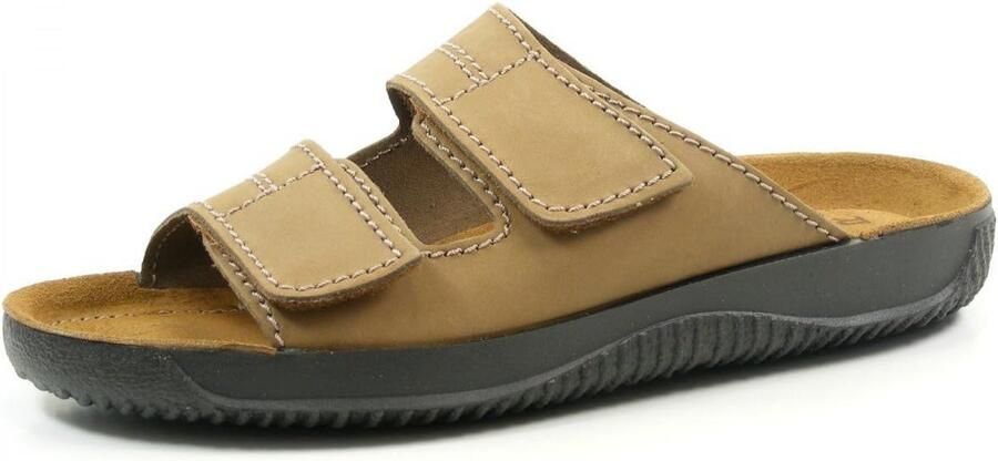 Comfortabele Heren Instappers met Verstelbare Klittenbandsluiting Breedte G