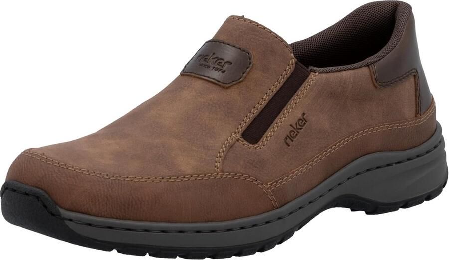 Comfortabele Heren Instapschoenen Bruin voor Dagelijks Gebruik