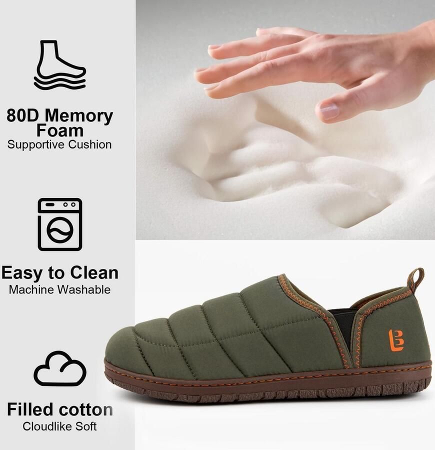 Comfortabele Heren Instapschoenen met Memory Foam voor Binnen en Buiten