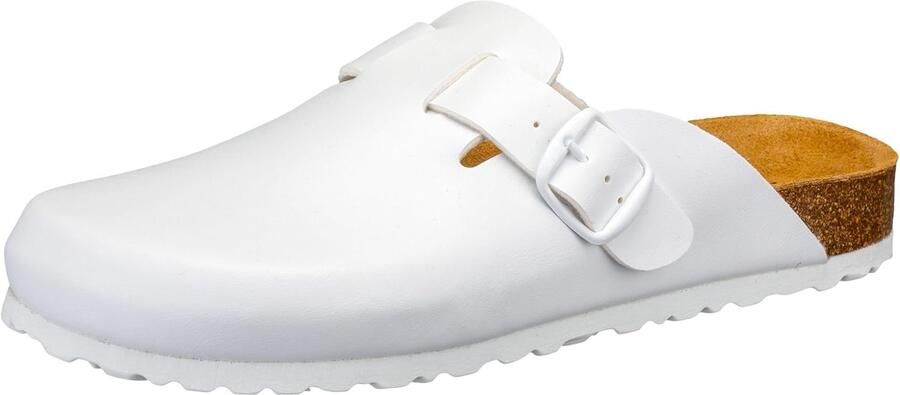 Comfortabele Heren Klomp Muilen Wit