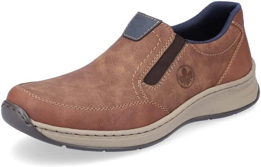 Heren Instappers Lichtbruin met Verwisselbaar Voetbed