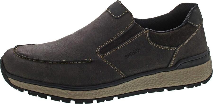 Comfortabele Heren Leren Lage Veterschoenen Antistress Flexibel