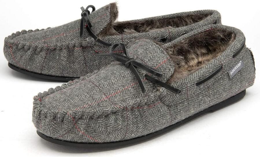 Comfortabele Heren Mocassin Pantoffels met Memory Foam en Warme Voering