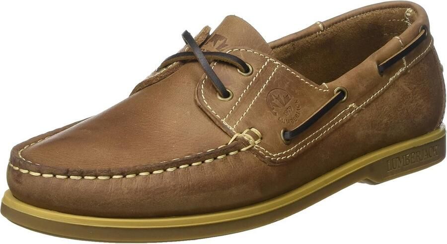 Comfortabele Heren Mocassins met Contrasterende Zool