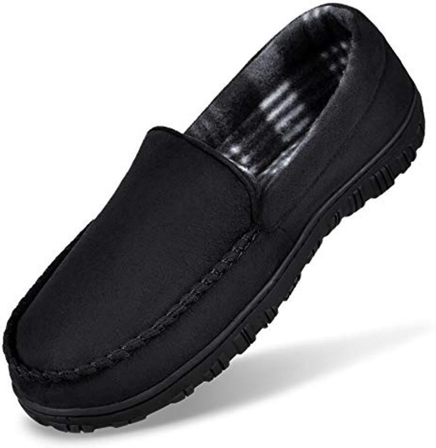 Comfortabele Heren Mocassins Pantoffels met Traagschuim Antislip Huisschoenen