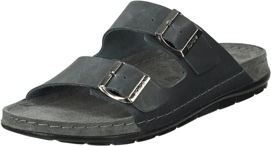 Comfortabele Heren Muiltjes met Traagschuim en Verstelbare Banden Brede Pasvorm