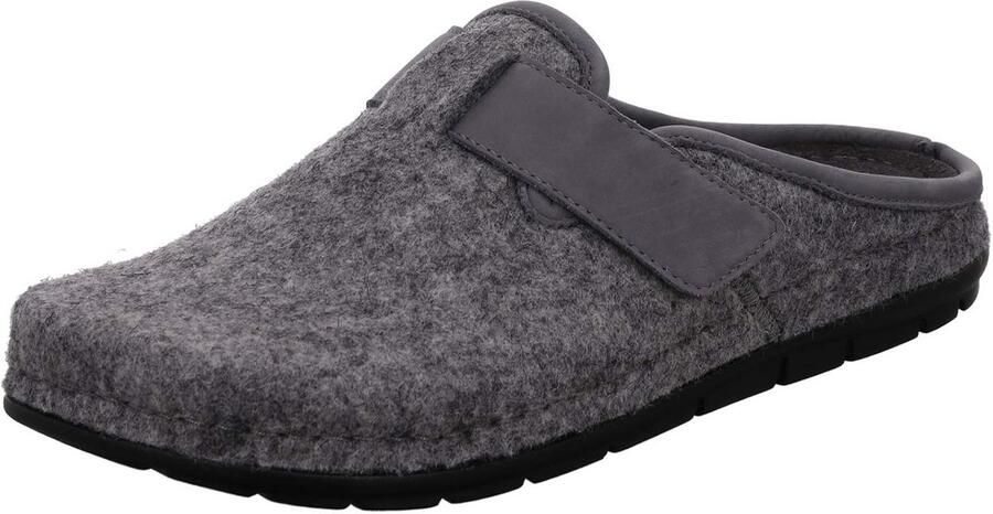 Comfortabele Heren Muiltjes met Traagschuim Voetbed en Klittenband