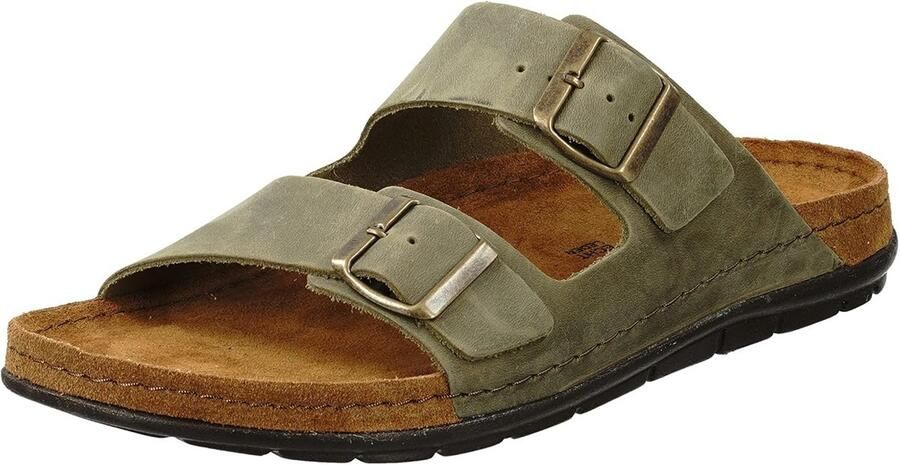 Comfortabele Heren Muiltjes met Wisselvoetbed en Verstelbare Bandjes