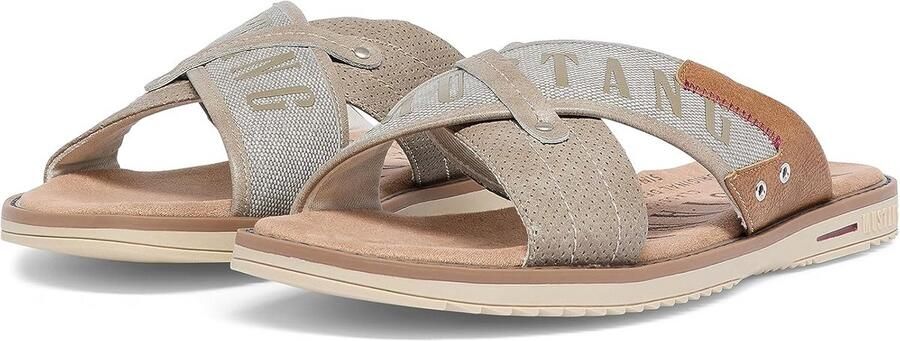 Comfortabele Heren Muiltjes van Leer Zomer Pantoffels met Flexibele Zool