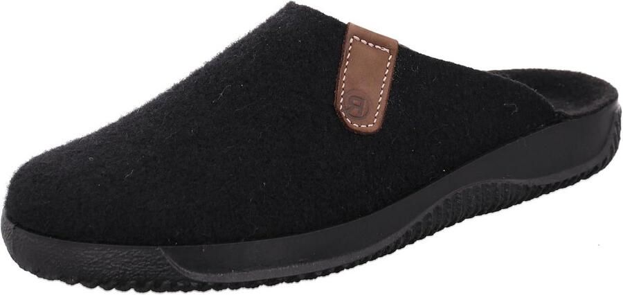 Comfortabele Heren Muiltjes van Vilt met Flexibele Zool