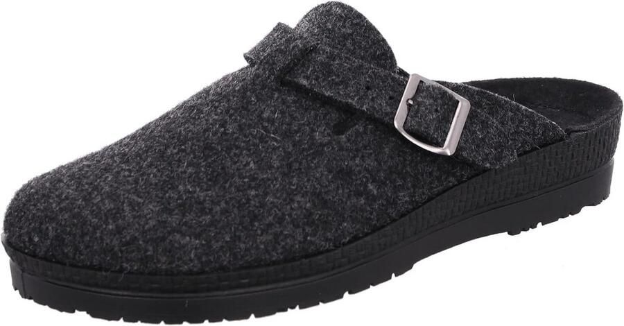 Comfortabele Heren Muiltjes van Zacht Vilt Brede Pasvorm