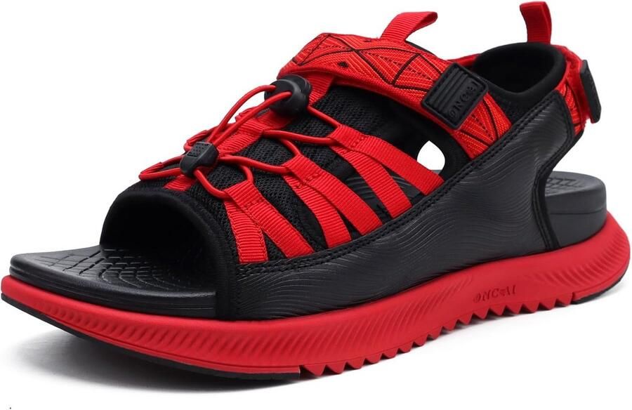 Comfortabele Heren Outdoorsandalen met Orthopedische Binnenzool en Antislip Rubberen Zool