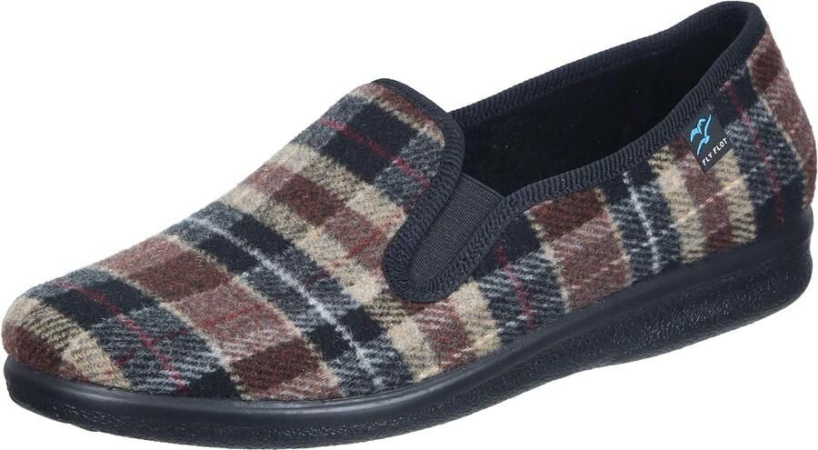 Comfortabele Heren Pantoffels Bruin Vilt