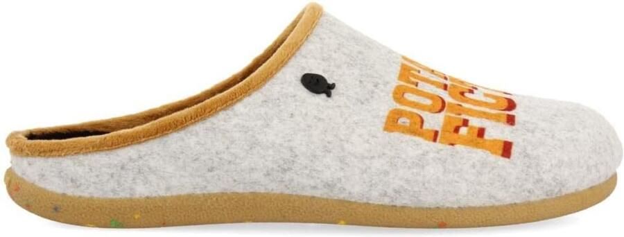 Comfortabele Heren Pantoffels Grijs Gerecycled Materiaal
