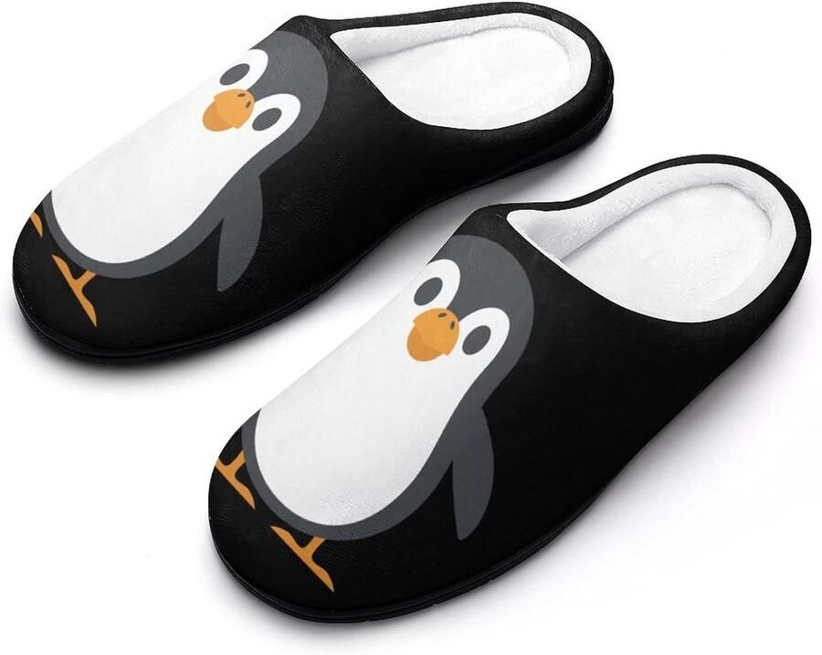 Comfortabele Heren Pantoffels Katoen Memory Foam Instappers Ademend Antislip