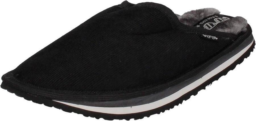Comfortabele Heren Pantoffels Laag Model in Zwart