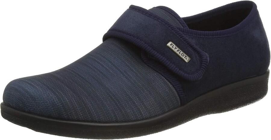 Comfortabele Heren Pantoffels met Klittenband en Uitneembaar Voetbed