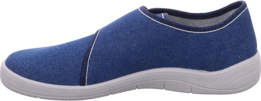 Comfortabele Heren Pantoffels met Klittenband Jeanslook