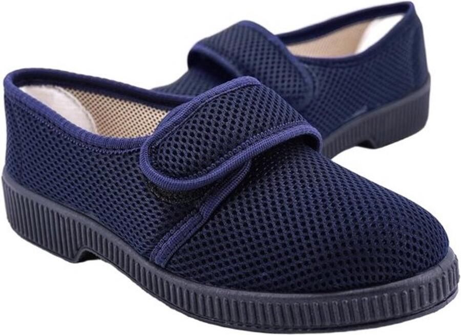 Comfortabele Heren Pantoffels met Klittenband Orthopedisch & Ademend