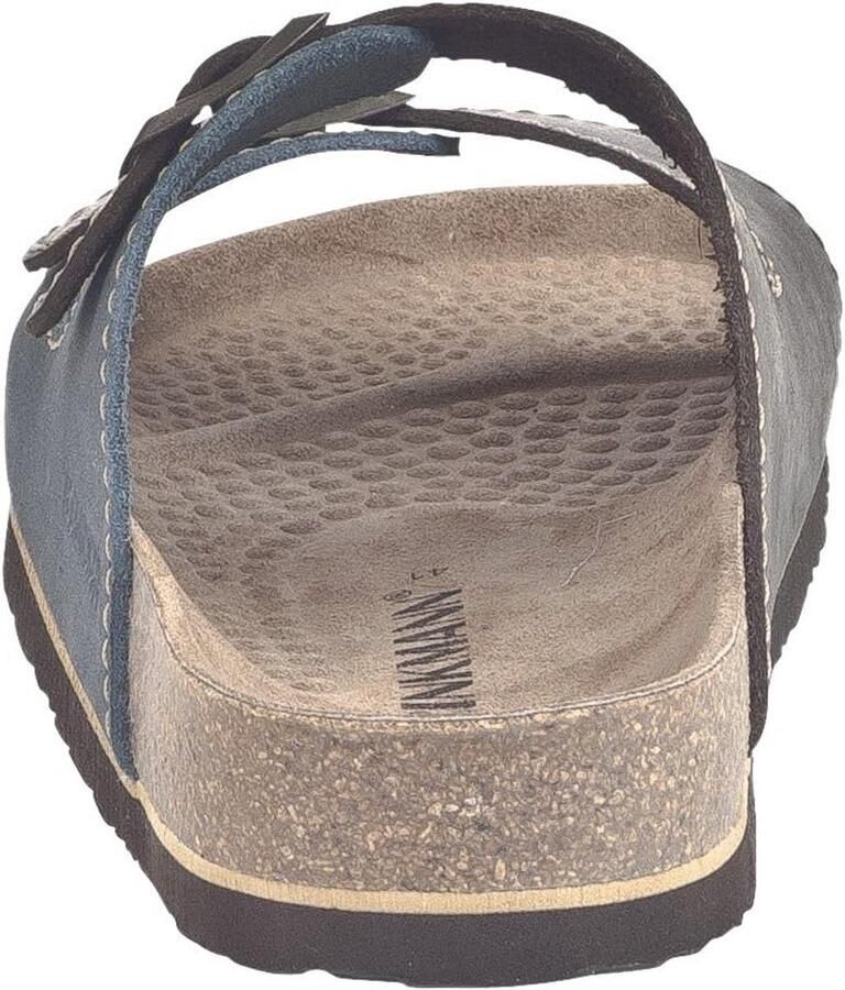 Comfortabele Heren Pantoffels met Leren Voetbed