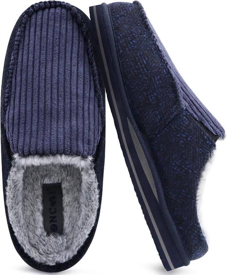 Comfortabele Heren Pantoffels met Memory Foam en Antislipzool