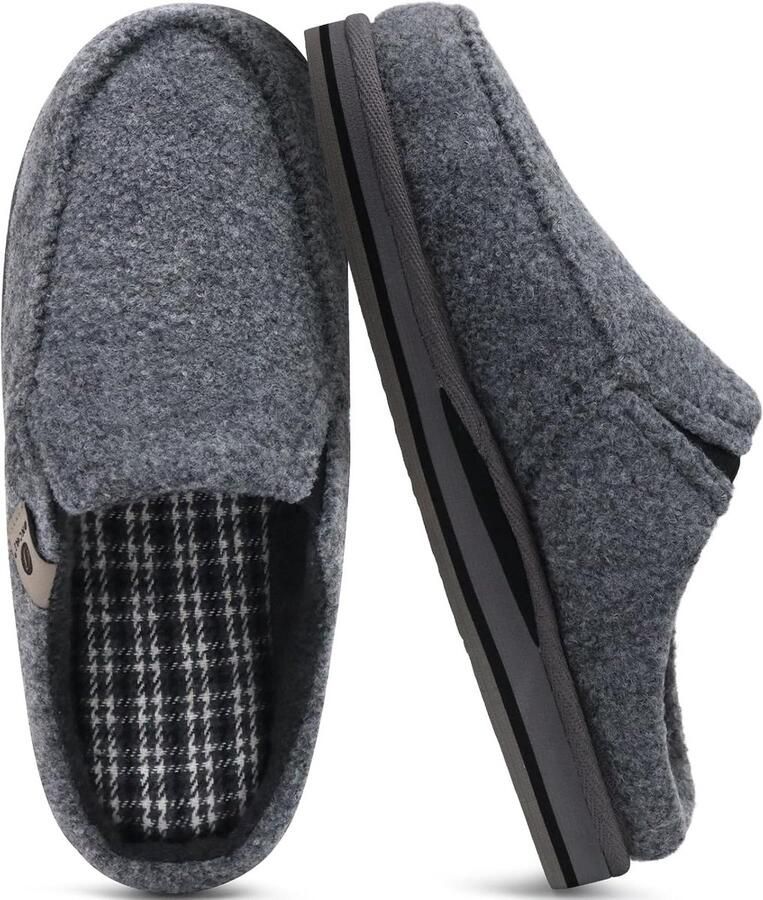 Comfortabele Heren Pantoffels met Memory Foam en Antislipzool