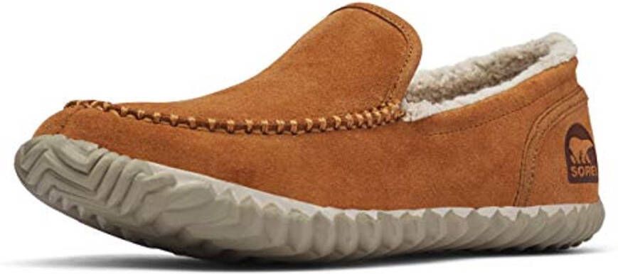 Comfortabele heren pantoffels met suède bovenwerk