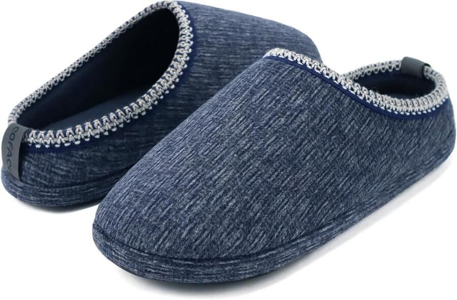 Comfortabele Heren Pantoffels met Traagschuim voor Binnen en Buiten