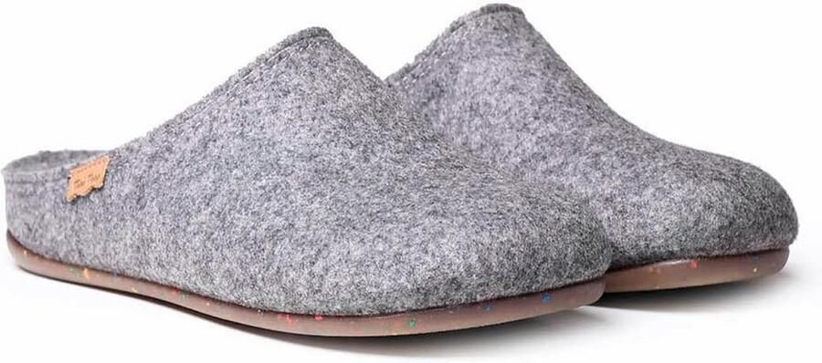 Comfortabele Heren Pantoffels Gemaakt van Gerecycled Vilt Instapmodel