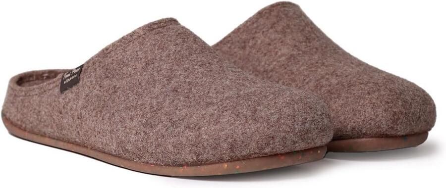 Comfortabele Heren Pantoffels van Gerecycled Vilt Slip-on Huisschoenen