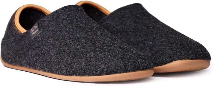 Comfortabele Heren Pantoffels van Gerecycled Vilt Warme Huissloffen