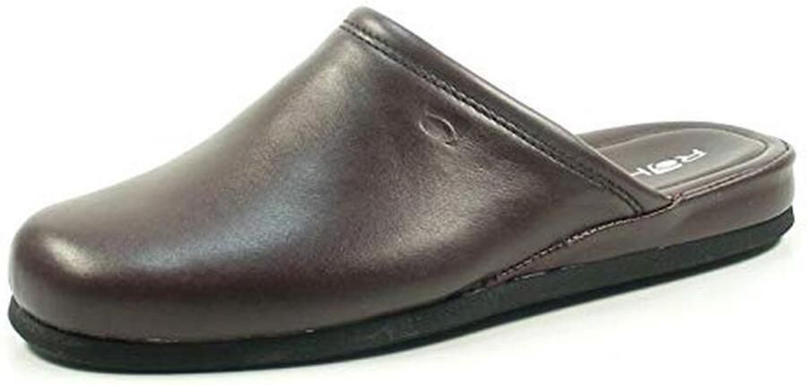 Comfortabele heren pantoffels van softnappa met antislip EVA-zool